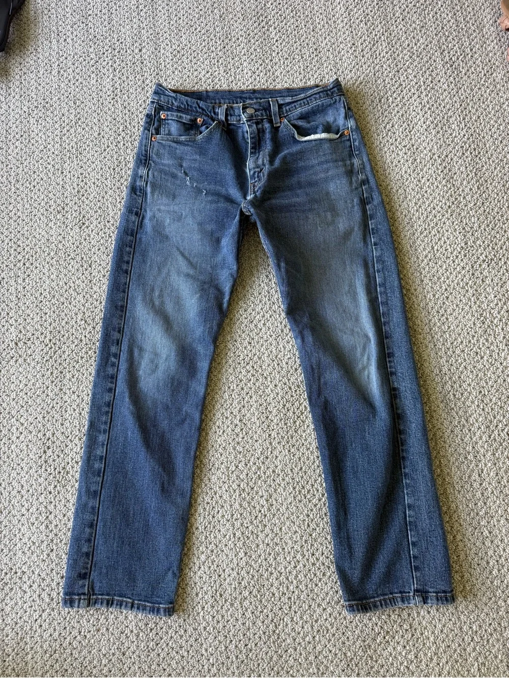 Levi's Men's Dark Blue Straight Jeans
